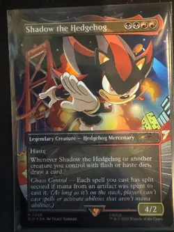 Shadow the Hedgehog (Rainbow Foil) Secret Lair Drop Foil - Image 1