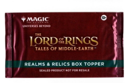 The Lord of the Rings Realms & Relics Box Topper Pack Sealed M:tG - Image 1