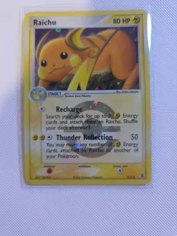Pokemon TCG Fire Red Leaf Green Raichu 12/112 Reverse Holo Rare - Image 1