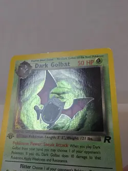 Dark Golbat - 7/82 - Pokemon Team Rocket 1st Edition Holo Rare Card WOTC - Image 2