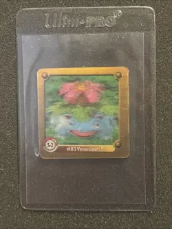 1999 Pokemon Action Flipz Series One 3-D Chase S-2 Venusaur Excellent Condition - Image 1