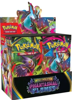 Pokemon TCG : Mega Evolution- Phantasmal Flames Booster Display Box (36 Packs) - Image 1