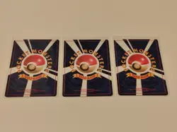 MP/HP Pokemon Bulbasaur Charmander Squirtle Kanto Base Set Starter Trio 1996 - Image 3