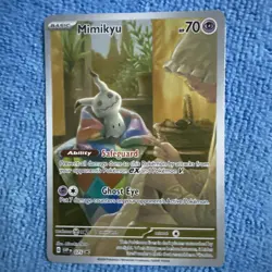 Pokemon TCG Mimikyu Scarlet & Violet Promo Card 075/Promo Near Mint Condition - Image 1