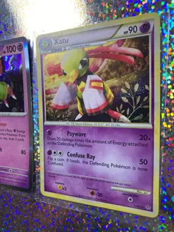 Pokemon TCG Rare Holo: Unleashed 11/95 Xatu; Paradox Rift 072/182 Xatu (x2) - Image 3