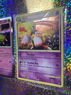 Pokemon TCG Rare Holo: Unleashed 11/95 Xatu; Paradox Rift 072/182 Xatu (x2) - Image 4