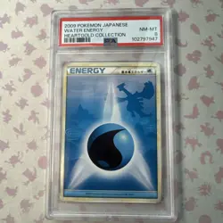 PSA 8 2009 Japanese Lugia Water Energy Pokemon Heartgold Collection - Image 1