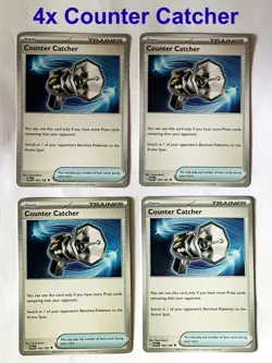4x Counter Catcher (160/182) - Pokemon Paradox Rift Playset NM Lot - Image 1