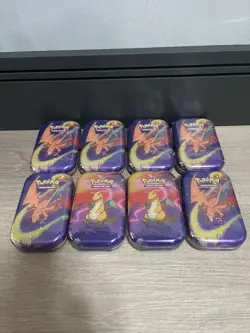 8x Pokemon TCG: Kanto Power Mini Tin. Evolving Skies x6 Confirmed. New & Sealed✅ - Image 1