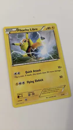 Pokemon TCG Suicune XY Trainer Kit: Pikachu Libre 14/30 2016 Excellent LP - Image 3