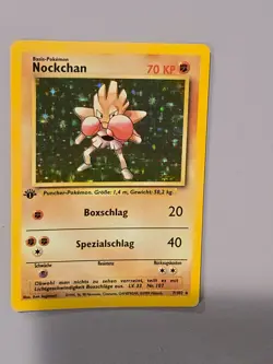 1st Edition💚 Pokemon HITMONCHAN German Holo Rare Base Set * 7/102 * LP - Image 5
