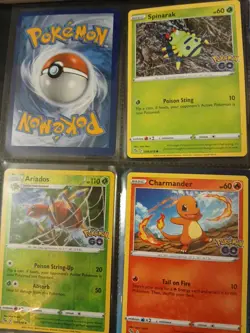 Near Complete Set Pokemon Go TCG With Mewtwo Binder Radient Charizard Blastoise - Image 4