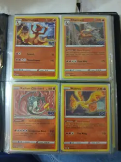 Near Complete Set Pokemon Go TCG With Mewtwo Binder Radient Charizard Blastoise - Image 5