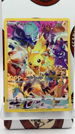Pokemon TCG Crown Zenith - Pikachu 160/159 Full Art Secret Rare NM - Image 1
