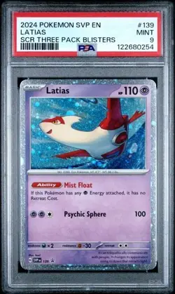 LATIAS #139 PSA 9 • 2024 POKEMON SVP EN-SV BLACK STAR PROMO - Image 1