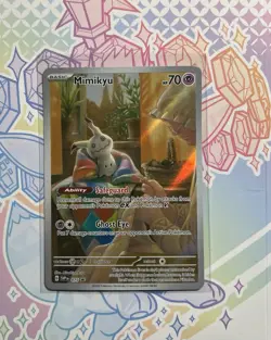Mimikyu SVP 075 Black Star Promo Paldean Fates Pokemon NM - Image 1