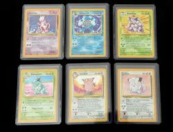 Pokemon TCG Base Set 2 Mewtwo Poliwrath Nidoking Nidoqueen Clefable Clefairy NM - Image 1
