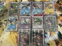 Pokemon TCG Full Art EX Promo Trainer Bundle 10X MINT/NEAR MINT Break Generation - Image 1