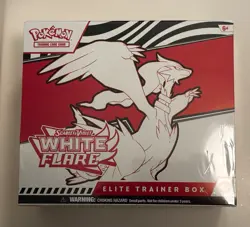 Pokemon TCG : White Flare Elite Trainer Box ETB Factory SEALED - Image 1