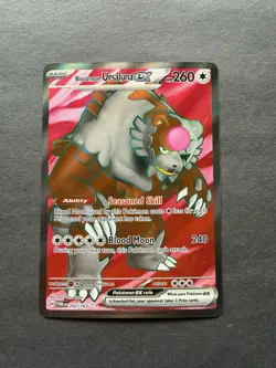 Pokemon Bloodmoon Ursaluna ex 202/167 SV06 Twilight Masquerade Holo EX - Image 1