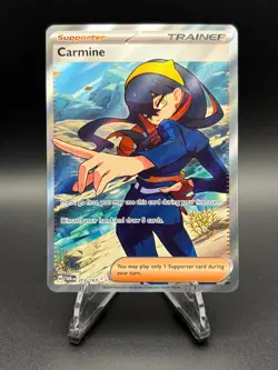 Carmine 204/167 - Full Art Ultra Rare Twilight Masquerade Pokemon TCG - Image 1