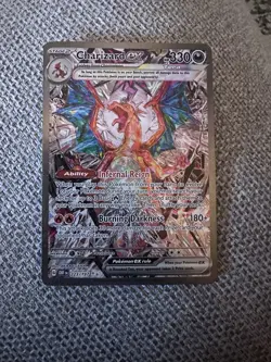 Pokemon Obsidian Flames Charzard EX TCG Near Mint Condition 223/197 - Image 1