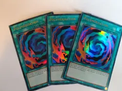 Yu Gi Oh! 3x Polymerisation (RA02-DE047) ULTRA RARE - Image 1