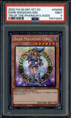 Dark Magician Girl - MP22-EN268 - PSA 9 - 1st Secret - Tin Promo - Yu-Gi-Oh - 72 - Image 1