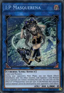 I:P Masquerena 1st Ed Secret Rare BLMR-EN085 Yu-Gi-Oh! - Image 1