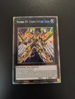 Yu-Gi-Oh Number F0: Utopic Future Zexal Starlight Rare DUAD-EN042 - Image 1
