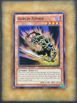 Yugioh Goblin Zombie LCJW-EN205 Common 1st Ed NM - Image 1
