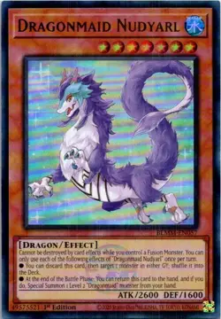 Dragonmaid Nudyarl BLMM-EN057 Yu-Gi-Oh! Near Mint - Image 1