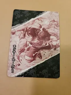 ONE PIECE TCG Card SR HOLO OP01-SR01 MONKEY D. LUFFY Dressrosa Holo Anime - Image 3