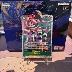 Perona - OP14-033 -One Piece TCG English - The Azure Sea's Seven SR Foil - Image 1
