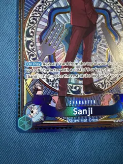 Sanji OP06-119 SP Alt Art OP11 A Fist of Divine Speed One Piece TCG English - Image 3