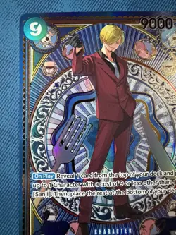 Sanji OP06-119 SP Alt Art OP11 A Fist of Divine Speed One Piece TCG English - Image 4