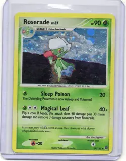 Pokemon Card - Roserade - 17/132 - Diamond & Pearl Secret Wonders - 2007 - Image 1