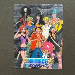 S1086 Straw Hat Crew Japanese One Piece 3D Mugiwara Card Nami Nico Robin 2011 - Image 1
