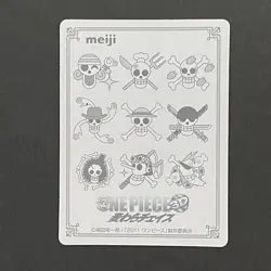 S1086 Straw Hat Crew Japanese One Piece 3D Mugiwara Card Nami Nico Robin 2011 - Image 2