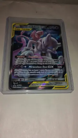 Pokemon TCG Mewtwo & Mew GX SM191 Black Star Promo Card NM - Image 2