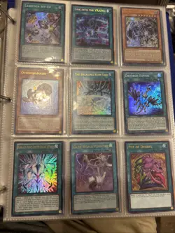 Vintage Yugioh Card Collection Of 300 Cards In Binder - Image 1