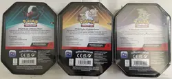 Pokemon TCG Triple Whammy Tins - Lot of 3 / All Variants / 99 Cards - Image 2