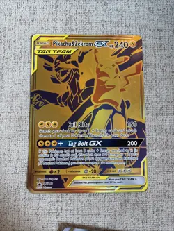Pokemon Oversized Jumbo Lot 27 Cards w/ Binder Pikachu Zekrom, Rayquaza, Mewtwo - Image 2