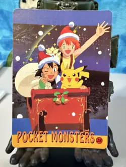 Japan 90s Vintage Pokemon Pocket Monsters Prism Sticker Collectable Card - Image 2