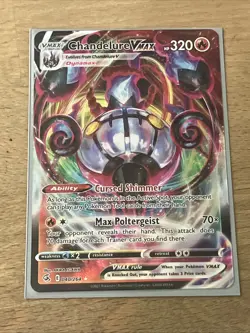 Chandelure VMAX - 040/264 - Pokemon Fusion Strike Sword & Shield Rare TCG Card - Image 1