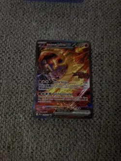 Pokemon TCG Team Rockets Moltres EX Destined Rivals Card 229/182 SIR Stamped - Image 1