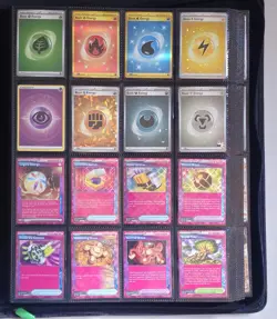 Pokemon TCG Holo, Full Art, EX & V Huge Lot of 320+ Cards w/ Zipper 4×4 Binder - Image 2