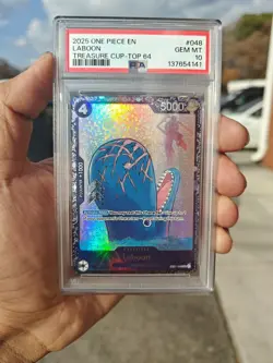 Laboon Treasure Cup Top 64 One Piece Championship Card English PSA 10 - Image 3