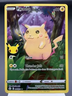 Pikachu 005/025 - Holo Rare - Celebrations Pokemon Card Light Play - Image 1