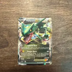 Rayquaza EX - BW47 - Pokemon Black & White Promo Ultra Rare Card bent - Image 1